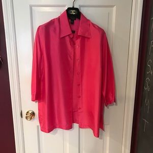 Pink jacket blouse w/shell.